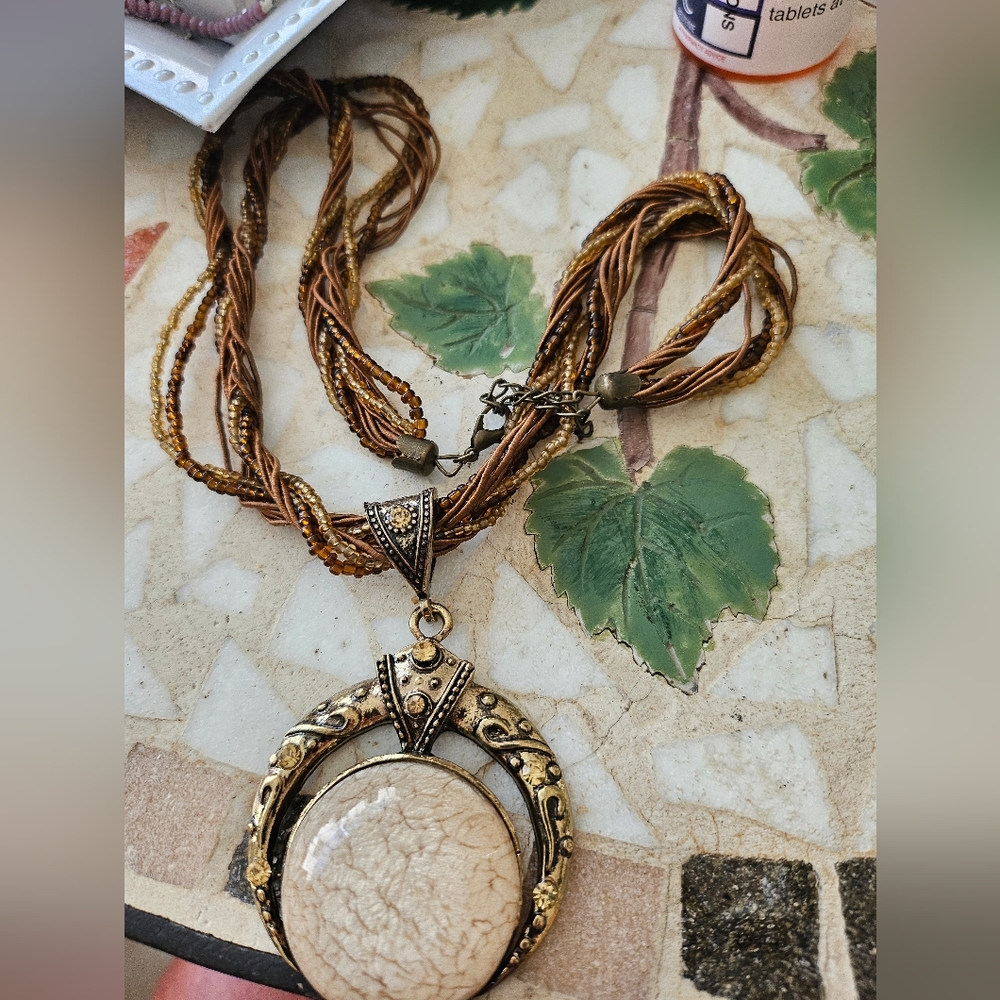 BOHO Water Ripple Necklace♡ NWOT💛